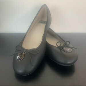 Lacoste black ballet flats (5.5)